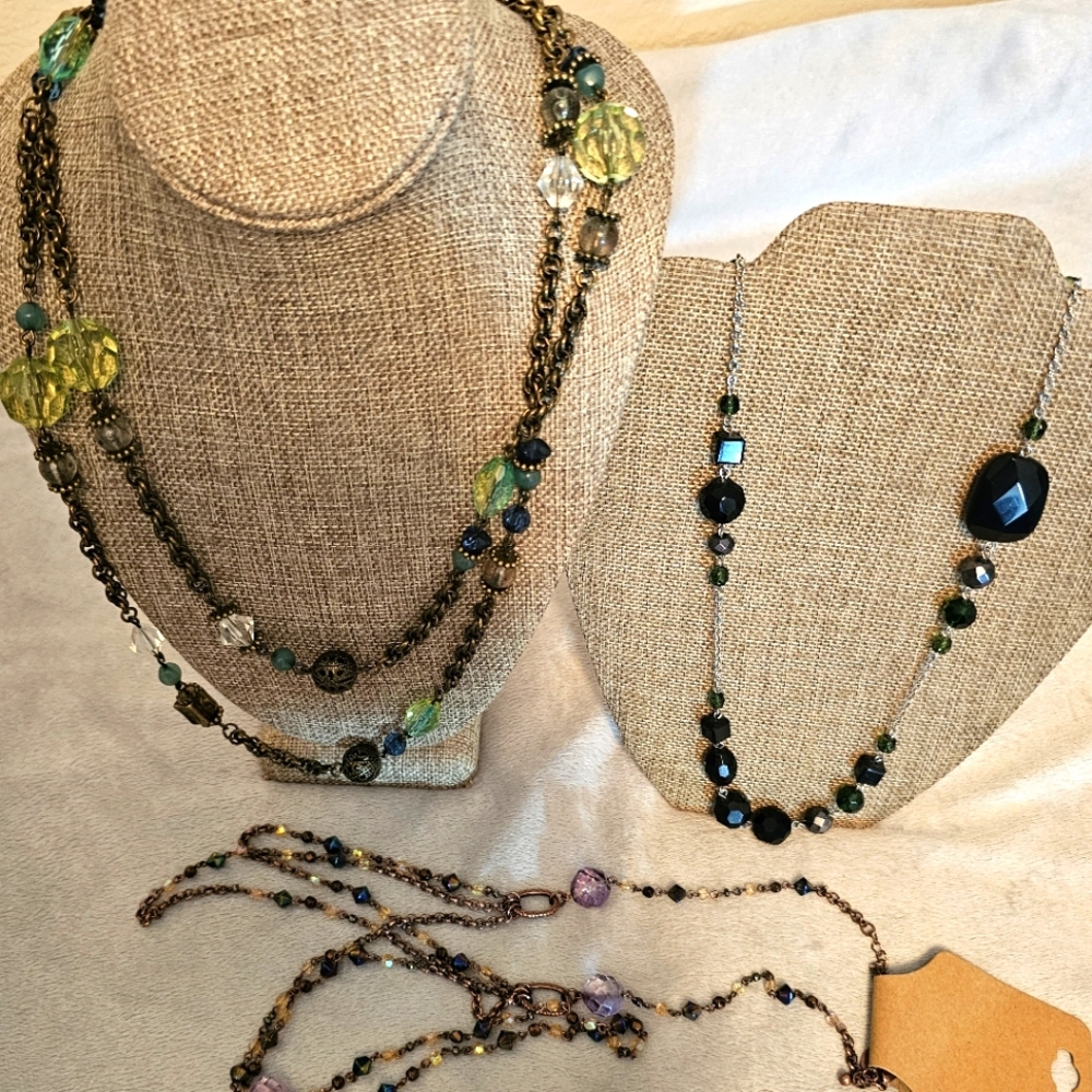 3 Lia Sophia Necklaces